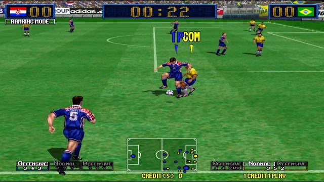 [Naomi] 버추어 스트라이커 2 2000 크로아티아 플레이 3 (Virtua Striker 2 2000 Team Croatia Play 3) [랭킹 모드] смотреть онлайн