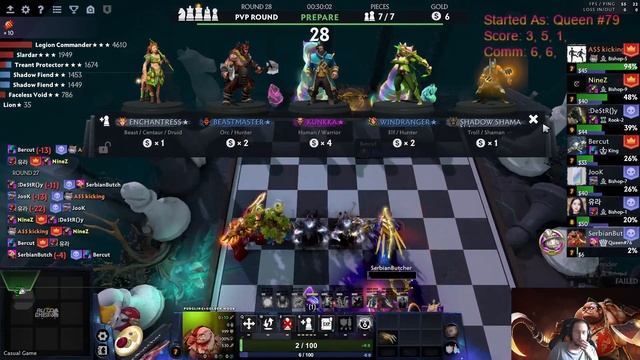 Faceless 3 Cost with LC T3 49 Stacks! 20.6.2023 Dota Auto Chess S25 Community Game! смотреть онлайн