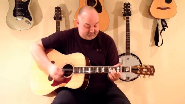 How to Play Peaceful Easy Feeling - Eagles (cover) - Easy 4 Chord Tune смотреть онлайн