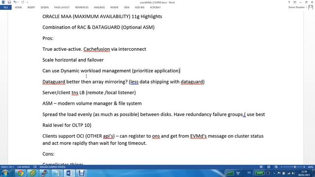 Oracle MAARAC+DataGuard+ASM little bit theory part 1 смотреть онлайн