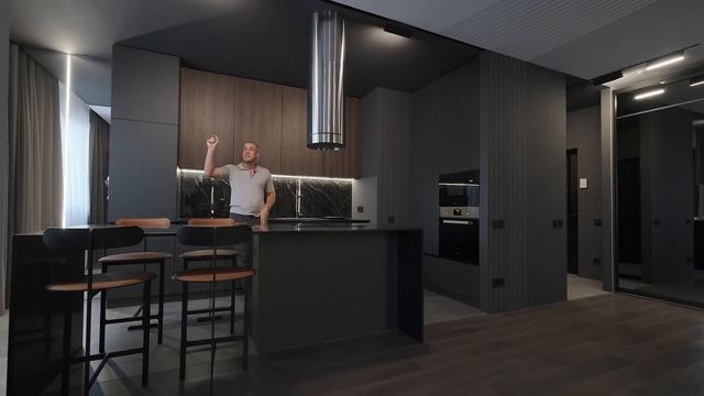 Дизайн интерьера Однокомнатная квартира | 53 кв.м | Современный стиль | Room tour смотреть онлайн