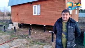 Замена фундамента на винтовые сваи с передвижением