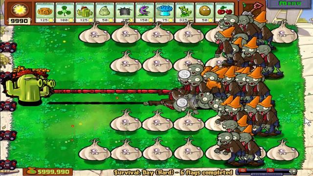 Plants vs Zombies Hack - 1 Cactus vs 99 Zombie vs 99 Gargantuar смотреть онлайн