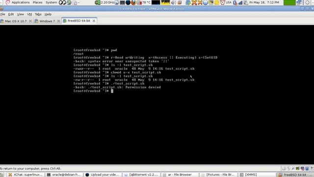 Lesson 5 FreeBSD Unix :Permissions (English Version) смотреть онлайн