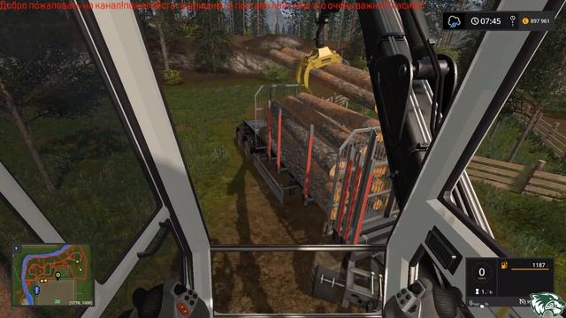 FS17.Logging.Заготовка леса/геймпад смотреть онлайн