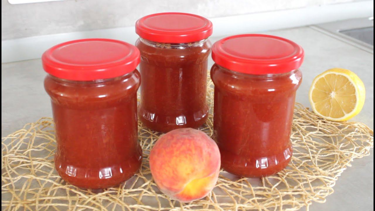 Приготовила себе ТЕПЕРЬ ГОТОВЛЮ НА ЗАКАЗ! Густой персиковый джем. Заморозка персиков на зиму. смотреть онлайн