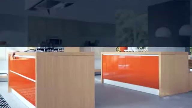 Оранжевые кухни на заказ - от производителя Миррера mirrera.ru смотреть онлайн
