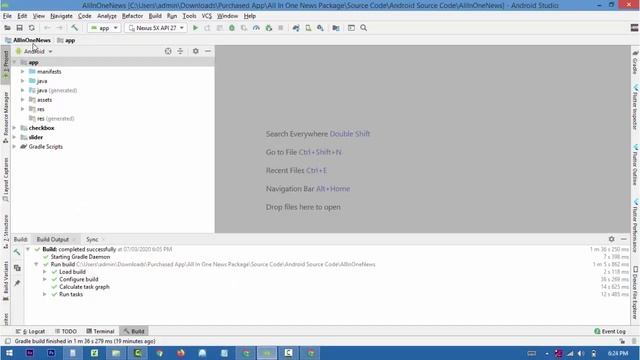 [Hindi] How to download google-services.json from firebase | Generate SHA-1 Key in android studio смотреть онлайн
