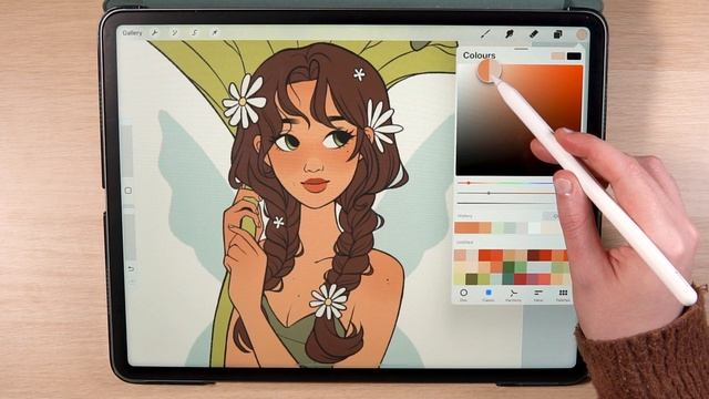 COZY DRAW WITH ME ✿ Full Process & Procreate Tips using iPad Pro смотреть онлайн