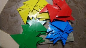 Развивающая игрушка для детей, Квадрат Воскобовича, своими руками.