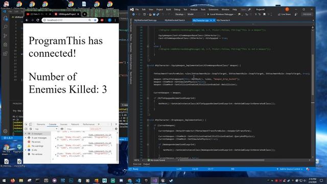 Websockets with UE4 In full action! смотреть онлайн