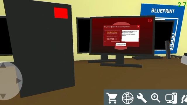 Вирус "Petya" в Pc SIMULATOR,Пасхальные секреты в PC SIMULATOR смотреть онлайн
