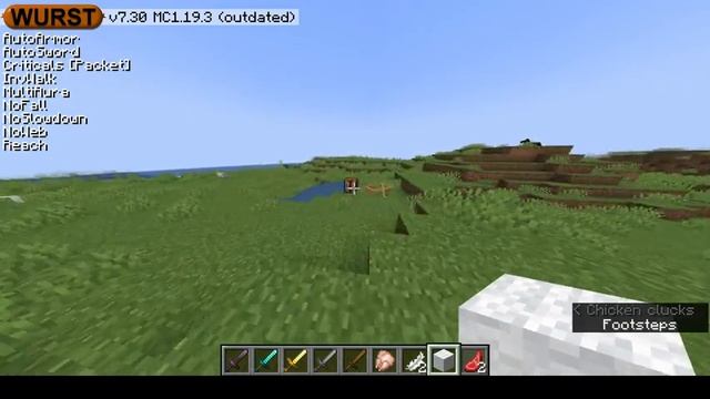 Minecraft Wurst hacked client showcase смотреть онлайн