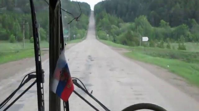 Мартыновская гора.Зимой здесь очень опасно ездить.. смотреть онлайн