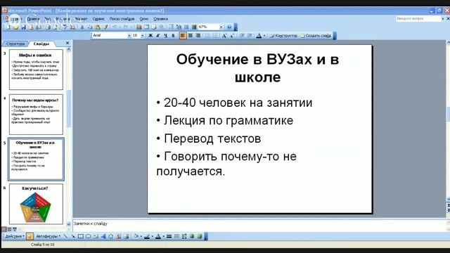 Конференция по изучению иностранных языков