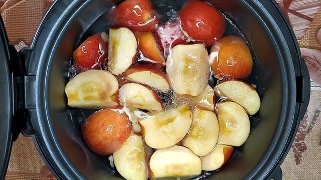 Компот из яблок в мультиварке смотреть онлайн