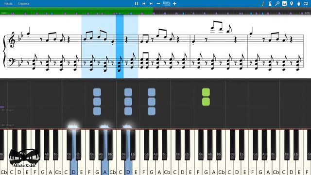 Rammstein - Ausländer [Piano Tutorial | Sheets | MIDI] Synthesia смотреть онлайн