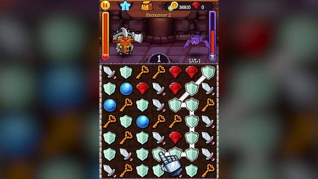 Puzzle Heroes - RPG and Puzzle Adventure Game for iPhone and Android смотреть онлайн