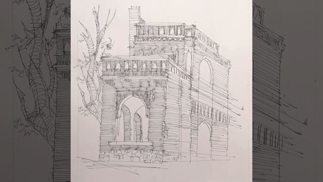 How to Sketch - Architectural sketch смотреть онлайн