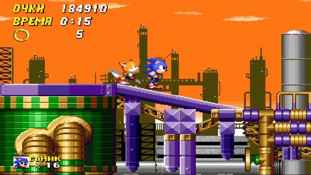 Прохождение Sonic The Hedgehog 2 [Oil Ocean Zone] смотреть онлайн