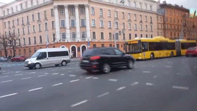 Автобус Минска МАЗ 215 069 госномер АС 5120 марш 100 (экскурсионный) смотреть онлайн