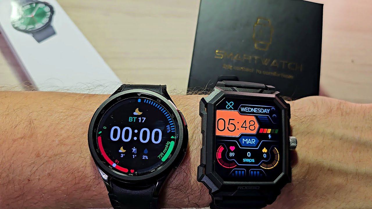 ОБЗОР ДОРОГИЕ ПРОТИВ ДЕШЕВЫХ СМАРТ ЧАСОВ: ROGBID TANK S3 против Galaxy Watch 6 ( отзыв) смотреть онлайн