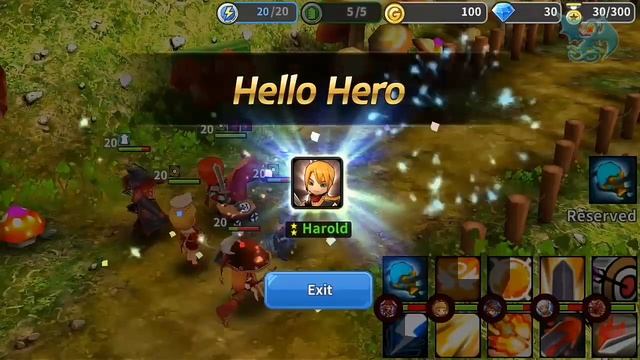Hello Hero RPG Dawn of Evolution Gameplay HD Android смотреть онлайн