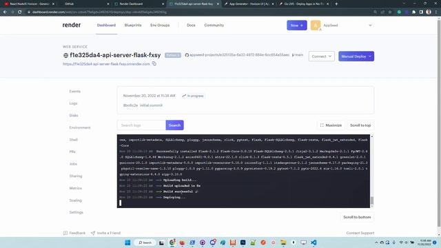 React Flask API and HorizonUI - Generate and Go LIVE | AppSeed смотреть онлайн