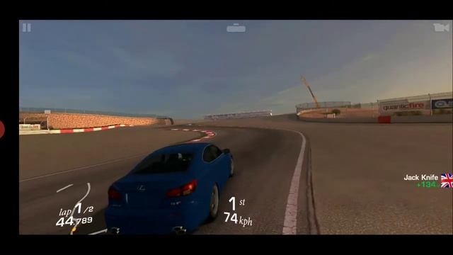 Real racing 3 -- LEXUS IS F car race at DUBAI AUTODROME смотреть онлайн