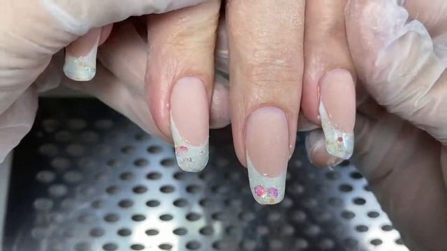 Выкладной френч. Крепление страз. смотреть онлайн