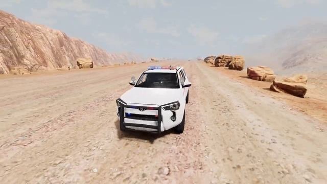 One day in the life of a crazy cop 6 - BeamNG Drive - Timur Crasher смотреть онлайн