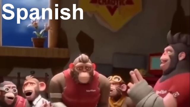 Chinese Monkeys Singing, but in 4 different languages смотреть онлайн