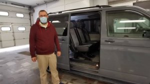 Электропривод сдвижной двери ТРОС на Volkswagen Caravelle Т6