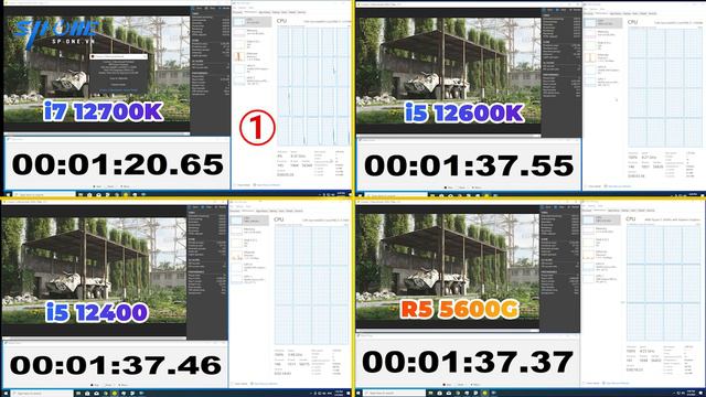 Benchmark CORONA với 4 CPU mới nhất 2022 | R5 5600G - i5 12400 - i5 12600K - i7 12700K смотреть онлайн