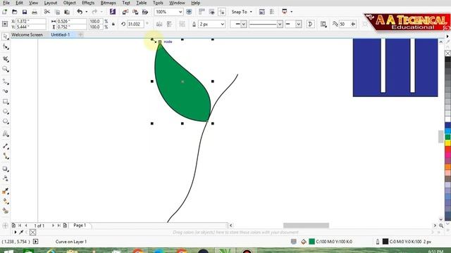 Coreldraw X7 complete course in urdu (best graphic designing) ||Class No:5||AA Technical Educationa смотреть онлайн