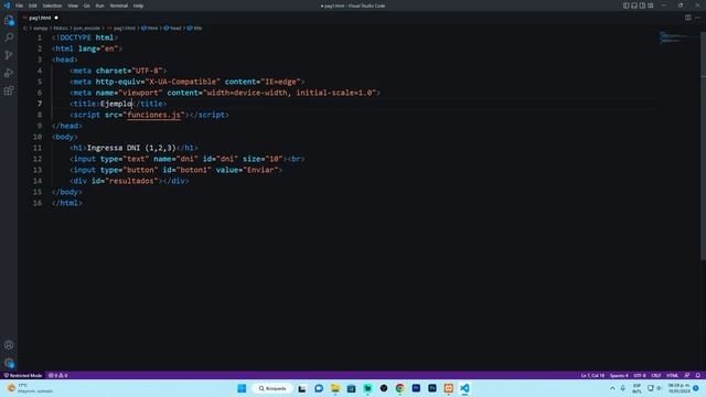 AJAX desde cero! | Ejemplo Json Encode (HTML) | Parte #43 смотреть онлайн