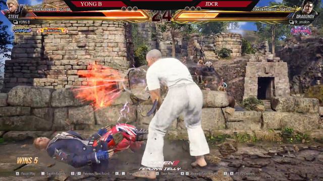 Tekken 8 ▰ JDCR (Rank #1 Dragunov) Vs YONG B (Rank #2 Steve Fox) ▰ Ranked Matches смотреть онлайн