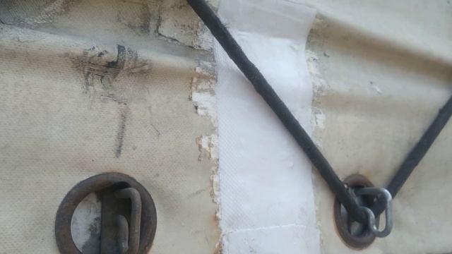 Ремонт старого тента. смотреть онлайн