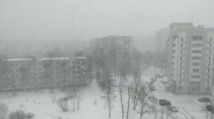 Метель в Ленинграде. 10 февраля 2023.