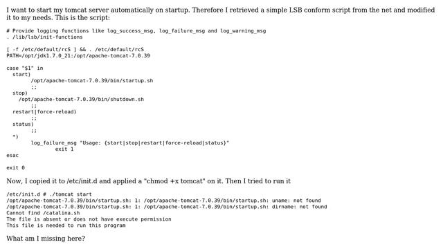 DevOps & SysAdmins: LSB confirm startup script won't start apache tomcat on ubuntu (2 Solutions!!) смотреть онлайн