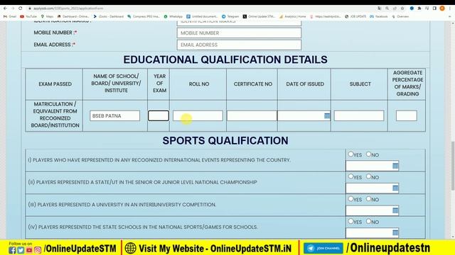 SSB Constable GD Online Form 2023 Kaise Bhare | How to Fill SSB Constable GD Sports Form 2023 Apply смотреть онлайн