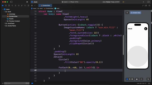 Complex UI Tutorials - Analog Clock App - SwiftUI - SwiftUI Tutorials смотреть онлайн