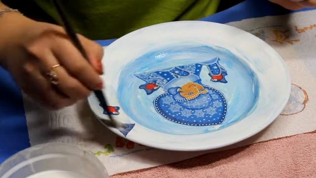 Мастер-класс Декупаж праздничного блюда смотреть онлайн