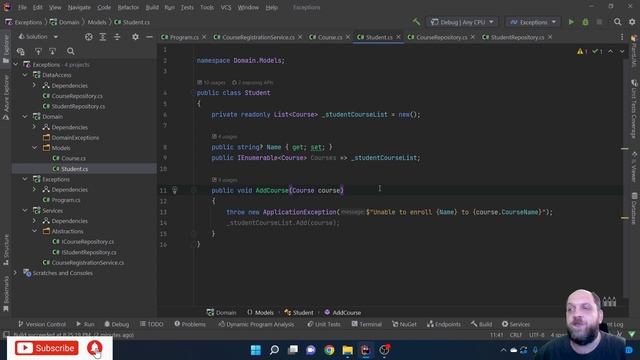 C# Exception Handling Fundamentals (not only for beginners) смотреть онлайн