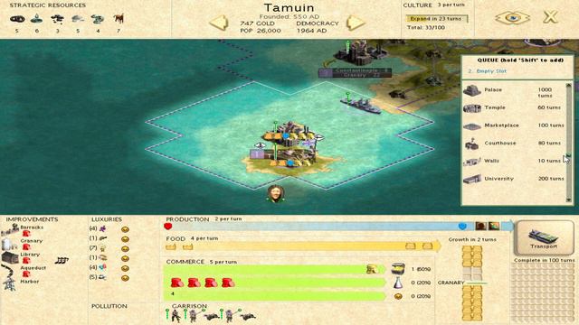 "Civilization III", random tribe - Scandinavia (Vikings) #84, Regent difficulty, no commentary смотреть онлайн