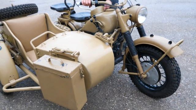 BMW R75 1943 750cc 2 Cyl Ohv Combination Military - Starting Up And Riding