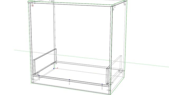 комод. Проектирование в программе базис мебельщик. смотреть онлайн