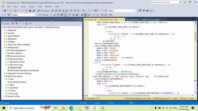 How To Report ALL Jobs Status To Client | Daily Job Monitor | MS SQL Server смотреть онлайн