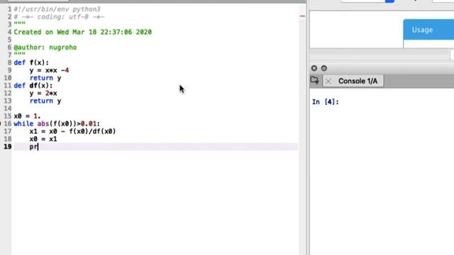 Newton Method in Python. (Finding Root of a Function). [#StayHome #WithMe] смотреть онлайн