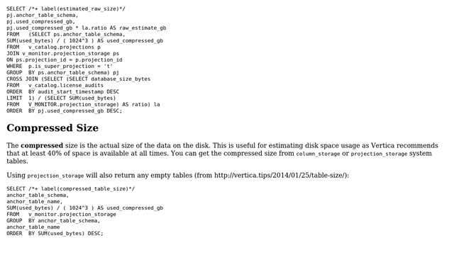 Databases: How do I get the size of a Vertica database? (3 Solutions!!) смотреть онлайн